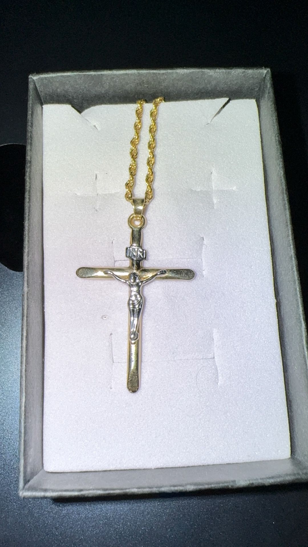 Gold Cross Chain