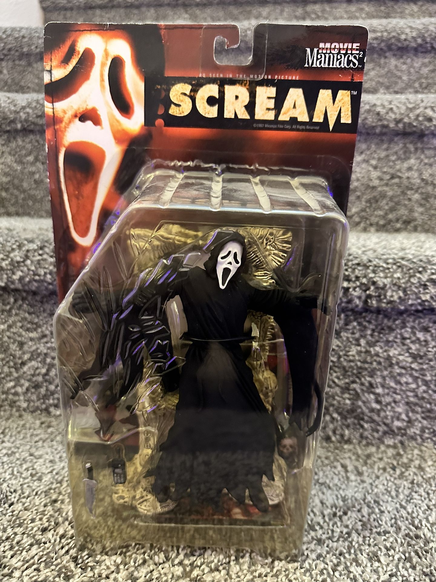 RARE 90's McFarlane Toys Movie Maniacs Series 2 Ghostface