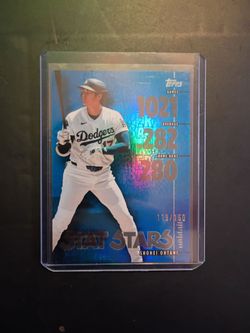 Topps Shohei Ohtani Stat Stars #119/150 Baseball Card