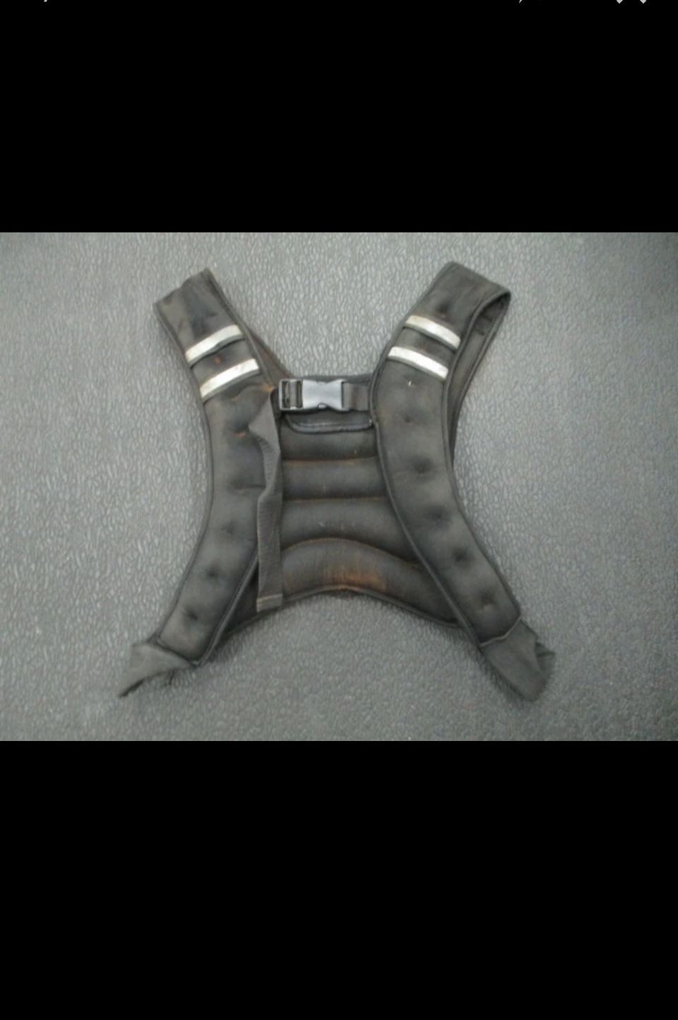 Used 12 lb Weighted Vest - Worn ( Read The Description!!)