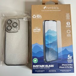  iPhone 14 ProCase  + 5 Premium Screen Protectors Combo!