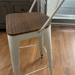 30” Bar Metal Barstools $100