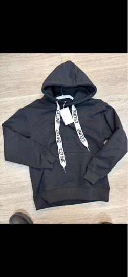Celine Black Pullover Hoodie