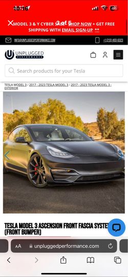 Tesla Model 3 Front Bumper