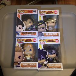 Anime Funko Pops- My Hero Academia, Dragon Ball Z