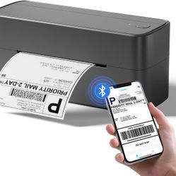 Bluetooth Theraml Label Printer, 241BT 4X6 Wireless Shipping Label Printer for Samll Business, Label Printer for Shipping Package, Compatible