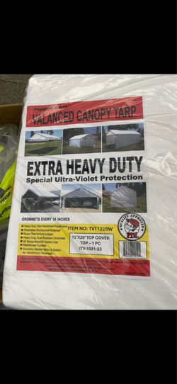 Lona valance extra heavy dury 12 x 20 ft