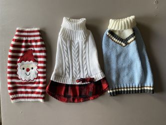 Three Dog Sweaters