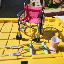Our Generation Doll Wheelchair Set/FCFS No Holds/Cash/Zip Code 77075