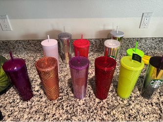 Starbucks tumblers never used