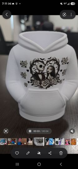 Nightmare Before Christmas Hoodie-Shaped  pen holders desk organizer
