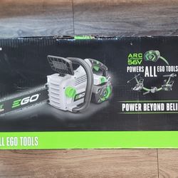 EGO POWER+ Chain Saw, 18” Battery Powered Chainsaw, Electric Cordless, Includes 56V 5.0Ah Battery and Charger – CS1804 (BRAND NEW FACTORY SEALED)