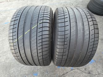 2 USED TIRES MICHELIN RFT 275/35/19