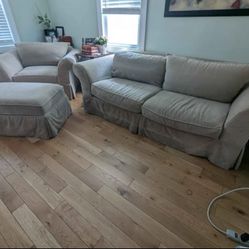 Sofa Chair And Ottoman 