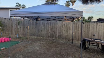 10x10 ft One Push Up Straight Leg Instant Canopy