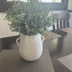 Faux Plant With vase 