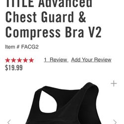 Title Advanced Chest Guard And Compress Bra for Sale in Haines