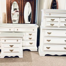 Gorgeous White Dresser Set