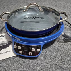 HSN induction cooking  Top 12" Never Used $60 Or Best Offer 