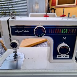 Vintage  Necchi Sewing Machine Royal Series