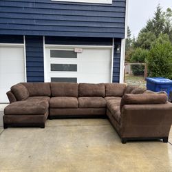 Brown Sectional Couch