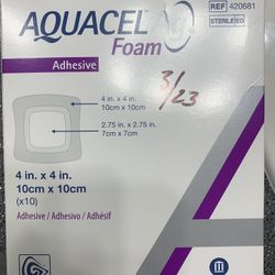  Aquacel AG Foam Adhesive Dressing  8 Boxes $35 Each