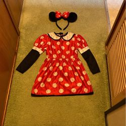 Girl Costume Disney Minnie Mouse