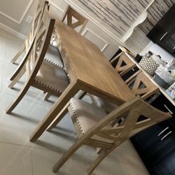 Indoor Living Room Dining Table w/6 Chairs *NEW*