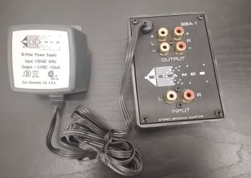 Sonance SBA-1 Stereo Bridging Adapter (Bridge 2 Amplifiers) Audio