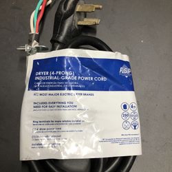 New  Dryer Cord  - 6 Feet long