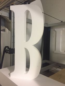 Foam letter