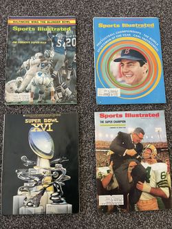 Super Bowl Program And Sports Illustrated Super Bowl Related Issues