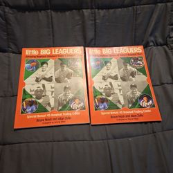 1990 little BIG LEAGUERS Book W/45 Cards Inside