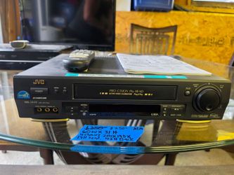 JVC HR-VP780U VHS VCR 4-Head Hi-Fi Stereo Video Cassette Recorder Remote Tested