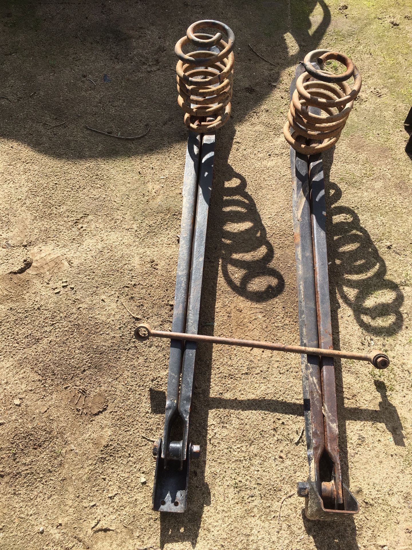 1963-1972 C10 rear trailing arm suspension. All parts for install.