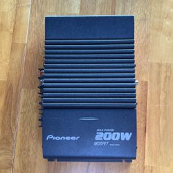 Pioneer 200W Bridgeable 2Ch Power Amplifier 