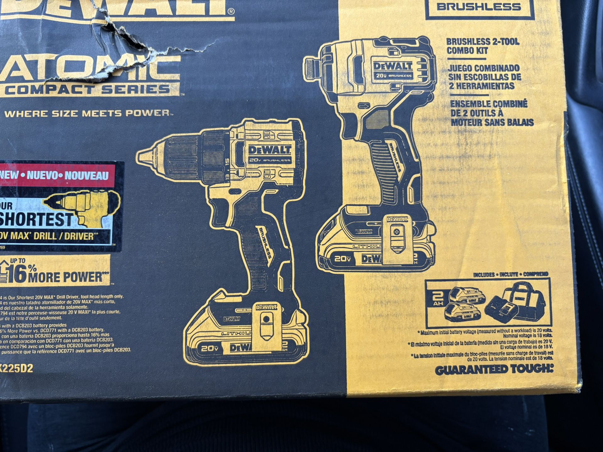 Brand New Factory Sealed DeWalt 20 V Drill & Driver Combo With Two Batteries