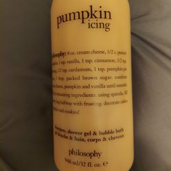 Philosophy 32oz PUMPKIN Icing Shampoo, Shower Gel, Bubble Bath