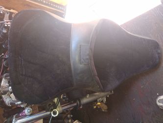 Honda Goldwing Dual Seat With Backrest GL Velour Hartco International Saddle