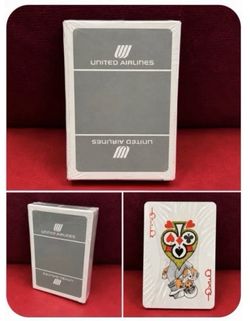 Vintage United Airlines Playing Cards Sealed Deck Airline Collectible