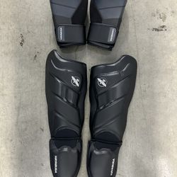 NEW!! Size M Hayabusa Gloves And Shin Guards