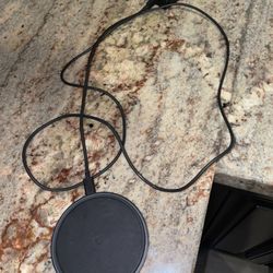 AT&T 15W Qi Certified Case-Friendly Wireless Charging Pad for Apple iPhone, Google Pixel, and Samsung Galaxy (Black) with Type C to C Cable