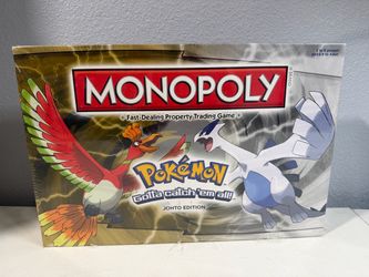 Monopoly Pokemon Johto Edition Board Game 2016 Hasbro
