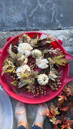 Fall Harvest Decorative Wreath