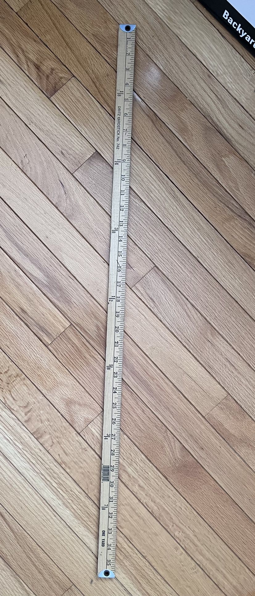 2 Wood Yard Stick For Fabric Measurement