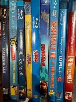 Kids & Family Blu-ray Bundle – 9 Movies (Pixar, LEGO Movie, Despicable Me)