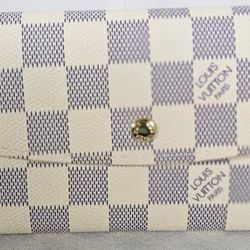 New Women's Wallet LV Damier Pattern With Credit Card Holder 
