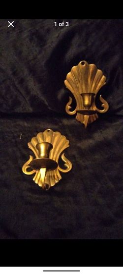 ANTIGUOS CANDELABROS DE BRONCE
