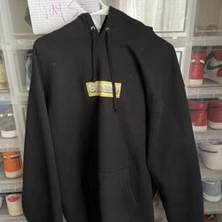 Supreme Bling Box Logo Hooded Sweatshirt