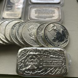 Silver Bars Coins .999 Silver 1 Oz And More ! 